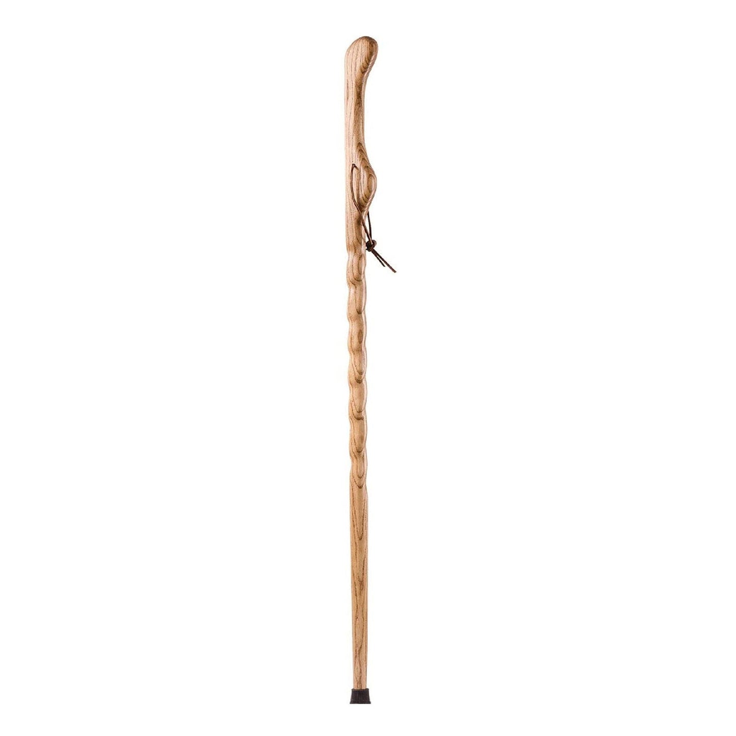 Brazos™ Twisted Oak Hitchhiker Handcrafted Walking Stick, 58-Inch, Tan