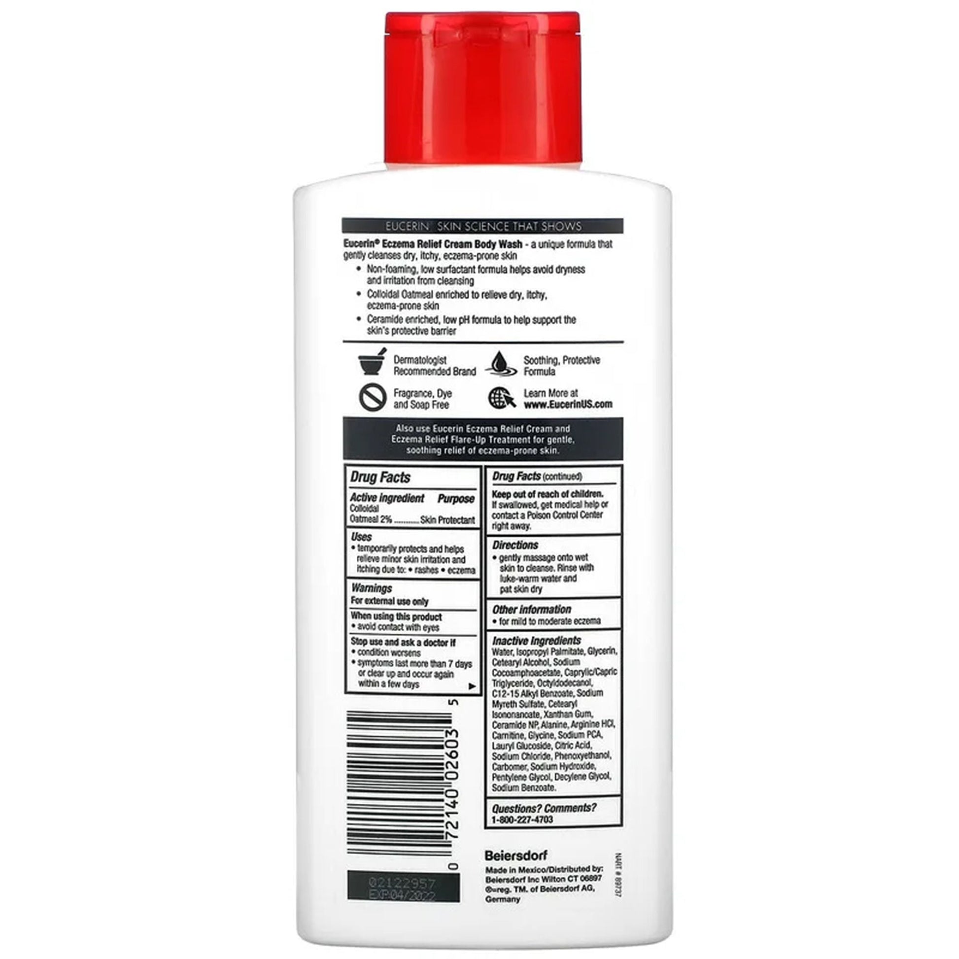 Eucerin® Eczema Relief Cream and Body Wash