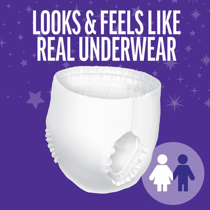 Cuties® Sleep Overs® Absorbent Underwear, Large / Extra Large