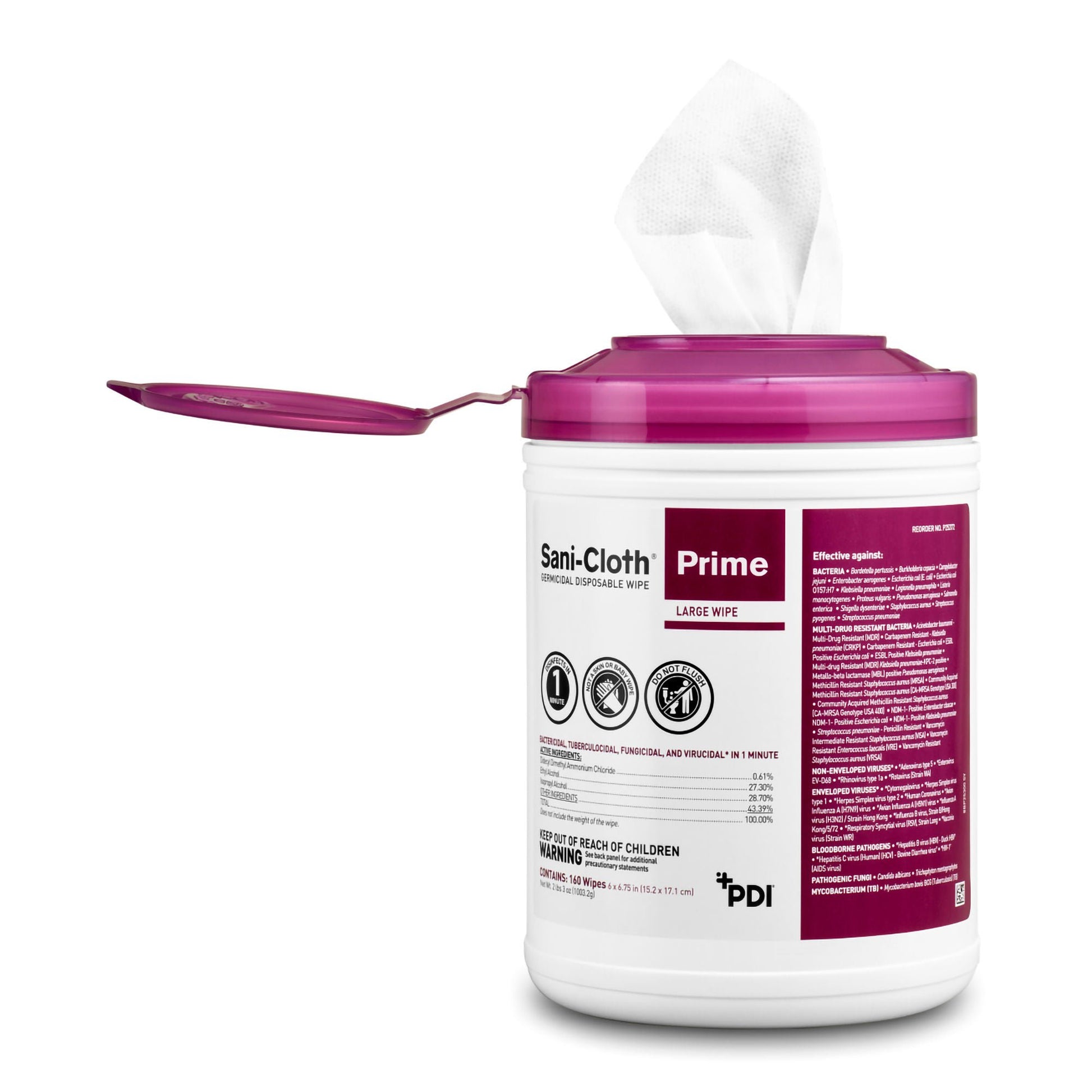 Sani-Cloth® Prime Germicidal Disinfectant Wipes