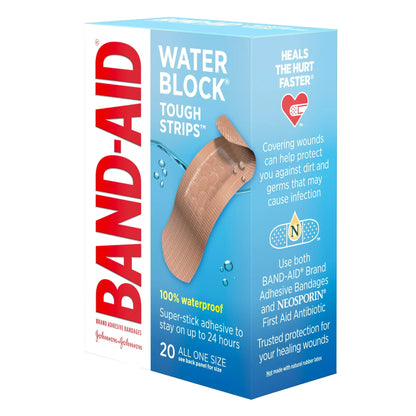 Band-Aid® Water Block Tough Strips Bandages