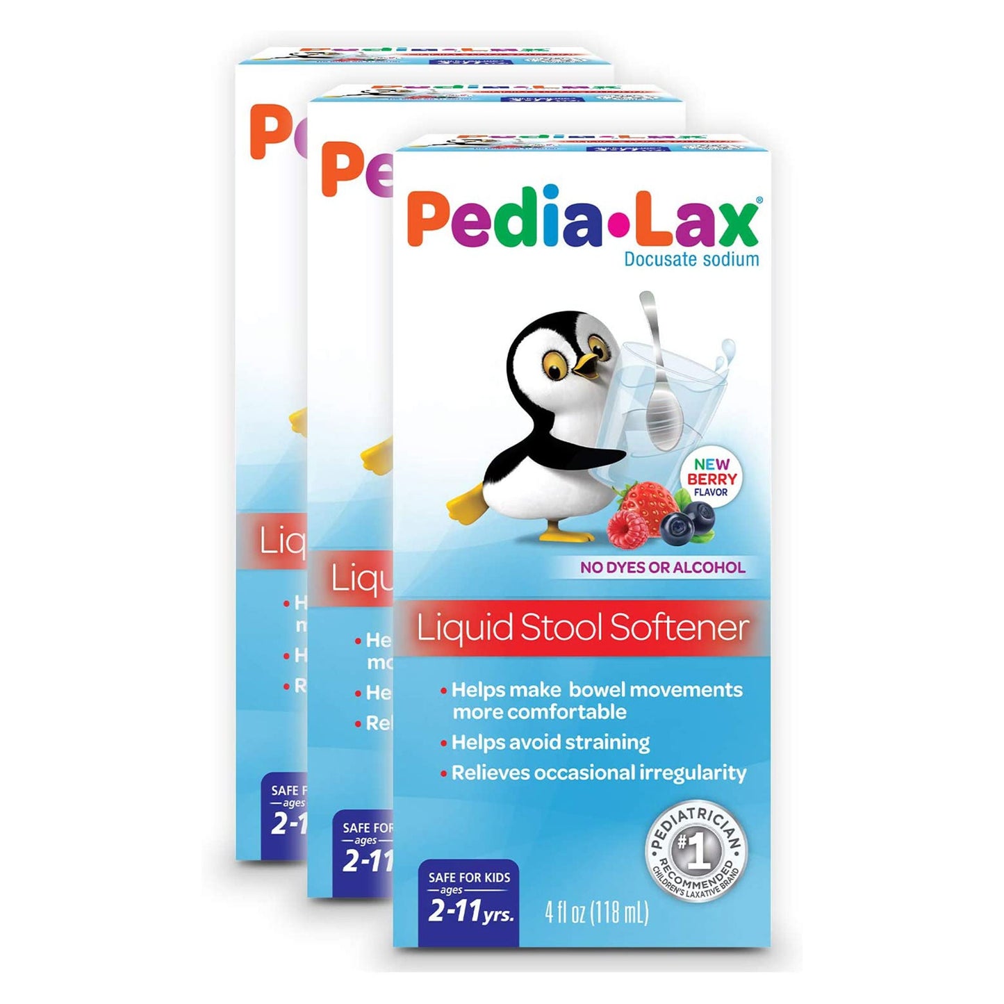 Pedia-Lax® Liquid Stool Softener Berry Flavor