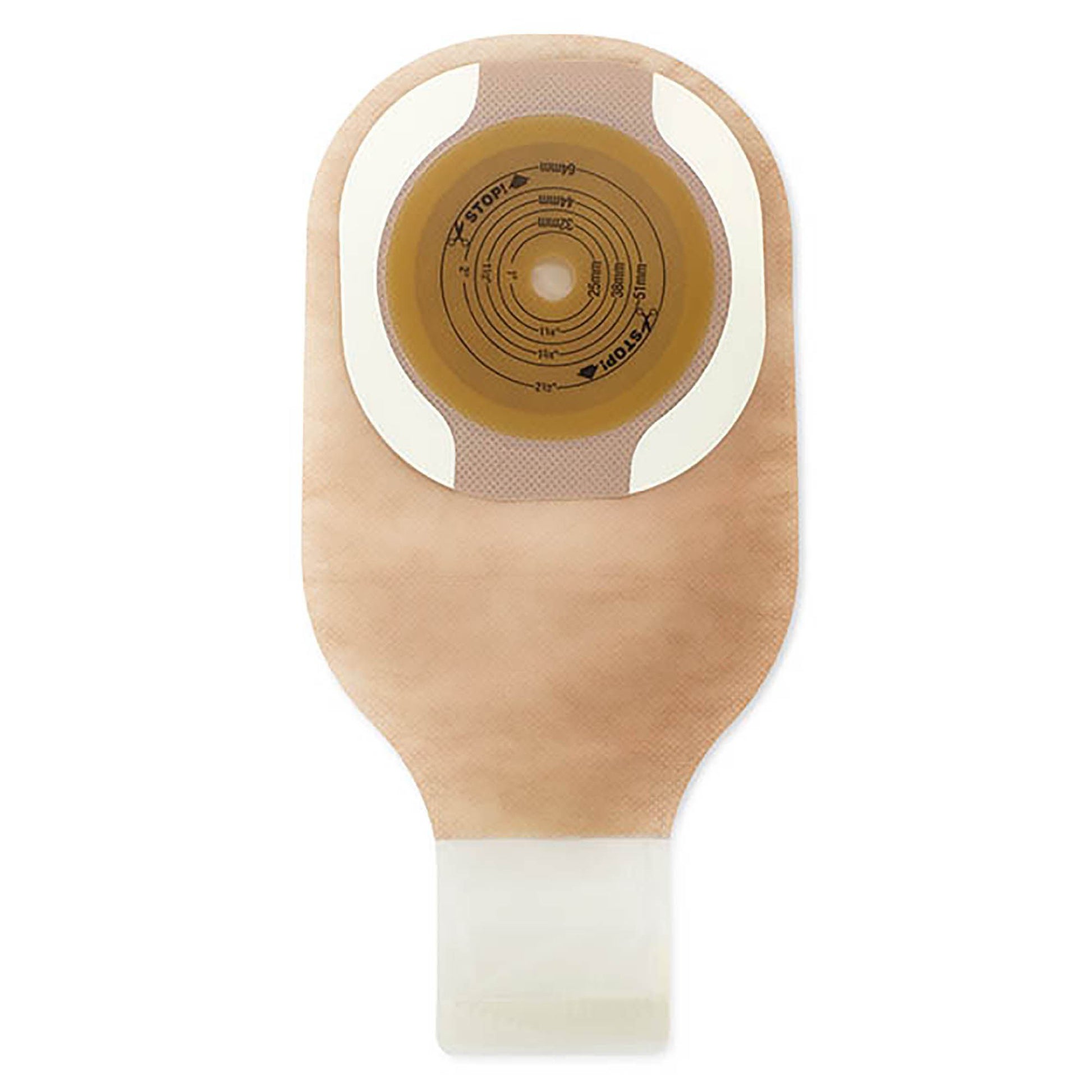 Premier™ One-Piece Beige Ostomy Pouch, Cut to Fit Stomas up to