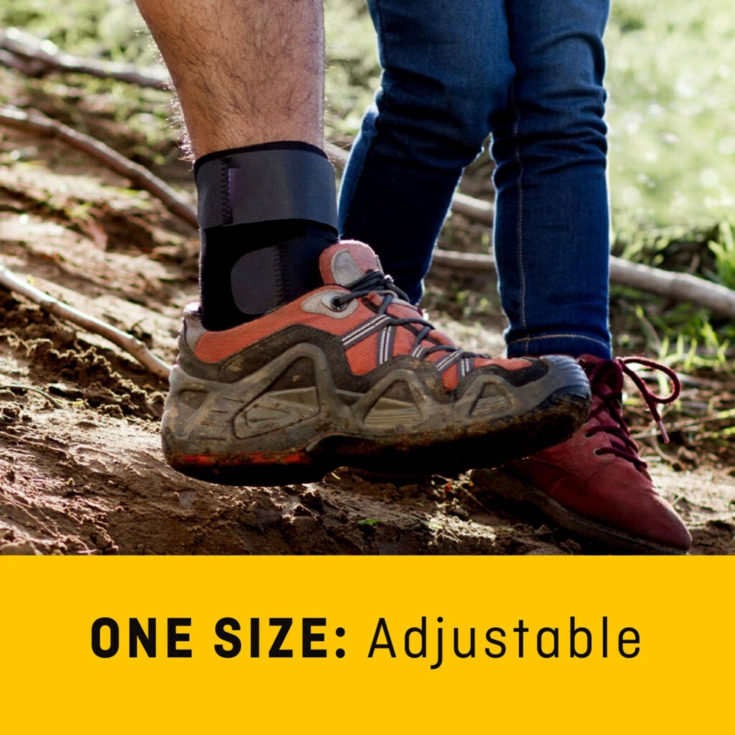 3M™ Futuro™ Ankle Performance Stabilizer, Adjustable, Adult, Black