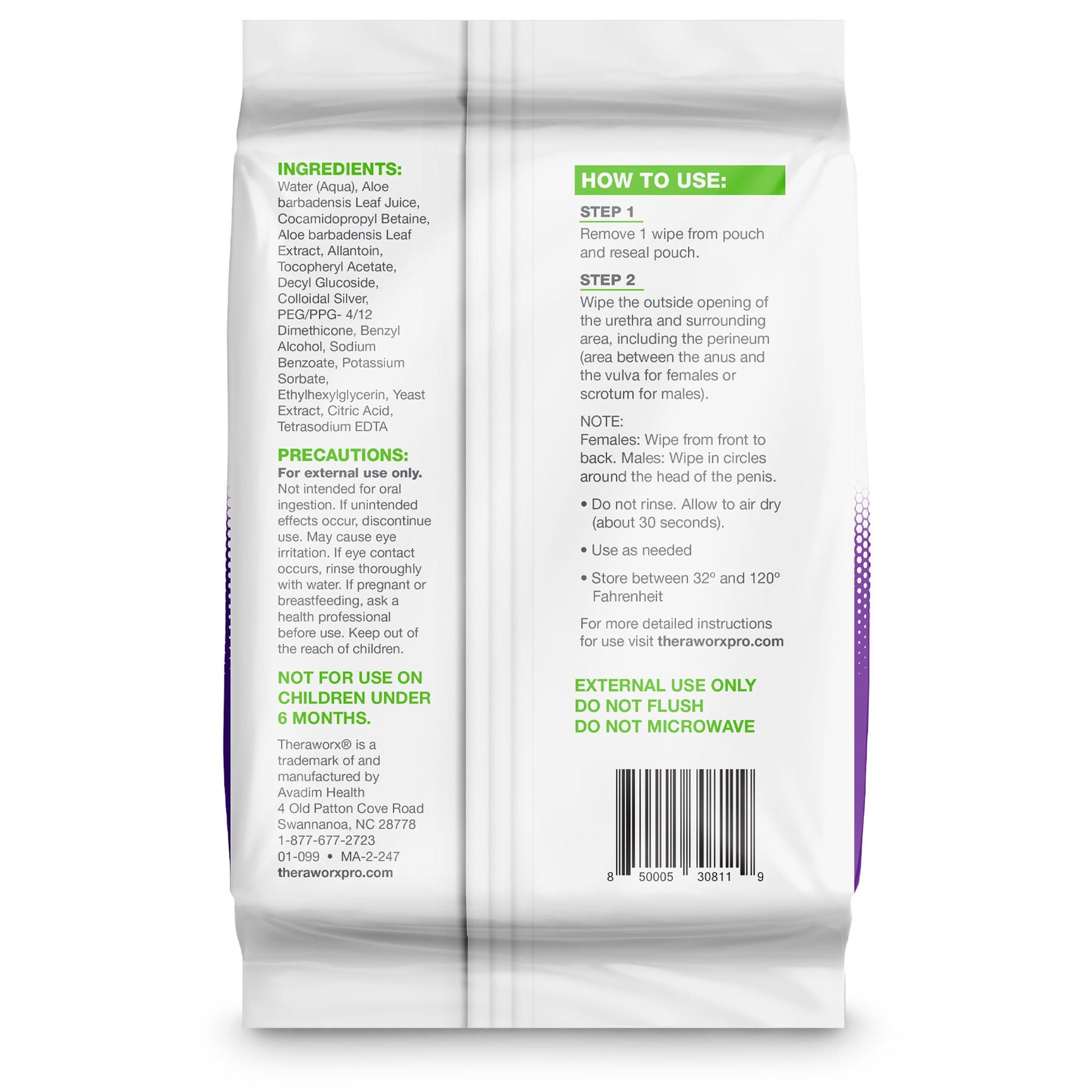 Theraworx U-Pak Urinary Health Kit