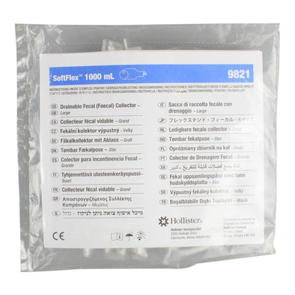 Flextend™ One-Piece Opaque Rectal Collection Pouch with SoftFlex, 12-Inch