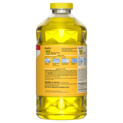 Pine-Sol Surface Disinfectant Cleaner Manual Pour Liquid Bottle Lemon Scent