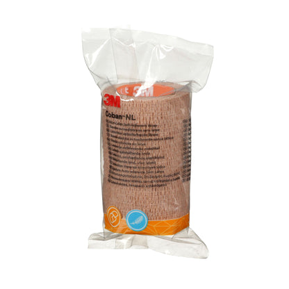 3M Coban NL Cohesive Bandage Self-adherent Closure Tan NonSterile Standard Compression