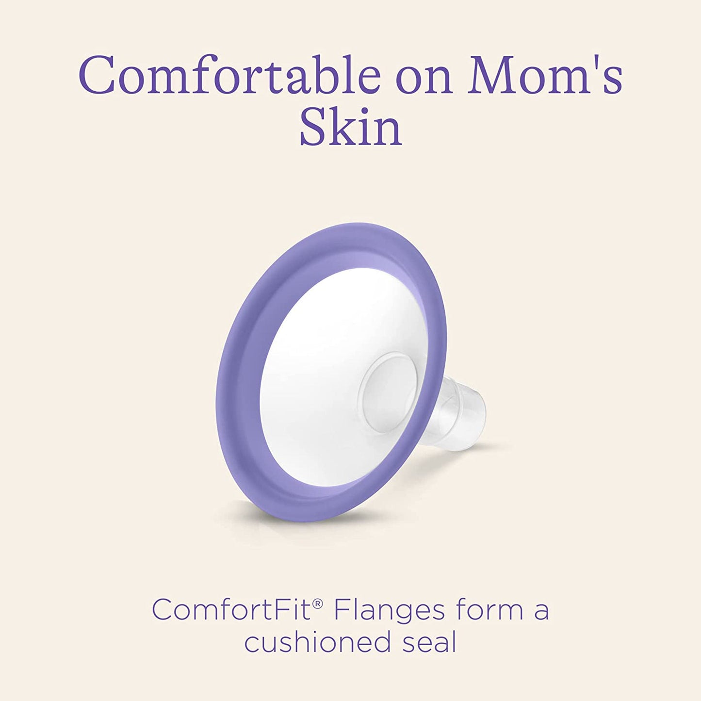 Lansinoh® ComfortFit® 21-millimeter Flanges for Lansinoh Breast Pumps, One Pair