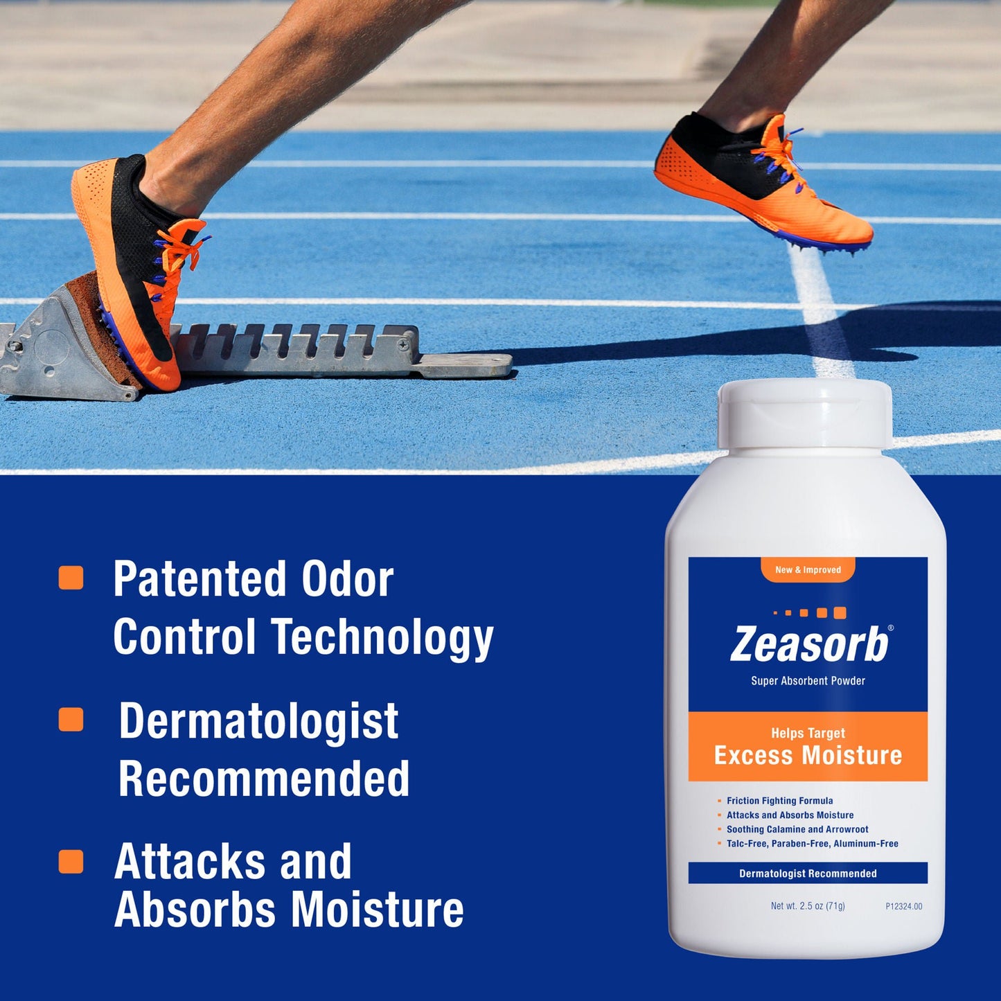 Zeasorb® Super Absorbent Powder, shaker bottle