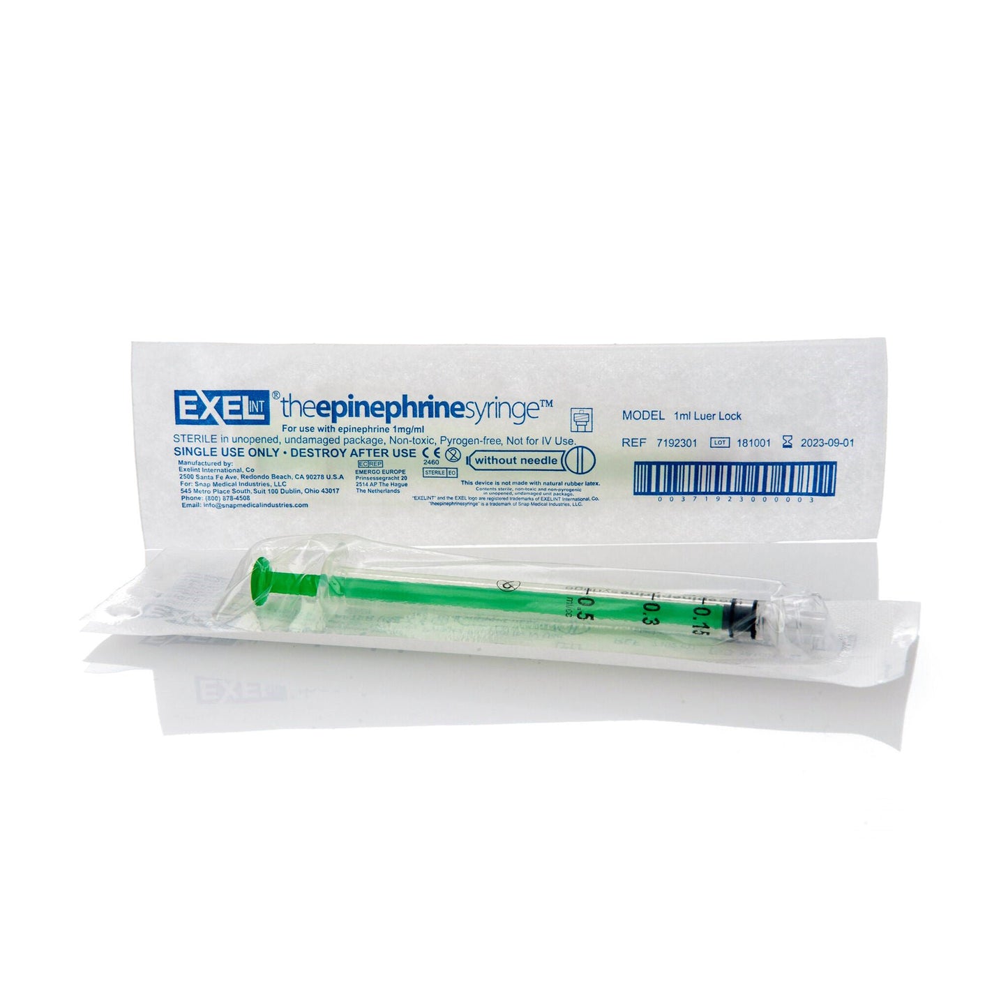SnapMedical™ Epinephrine Syringe