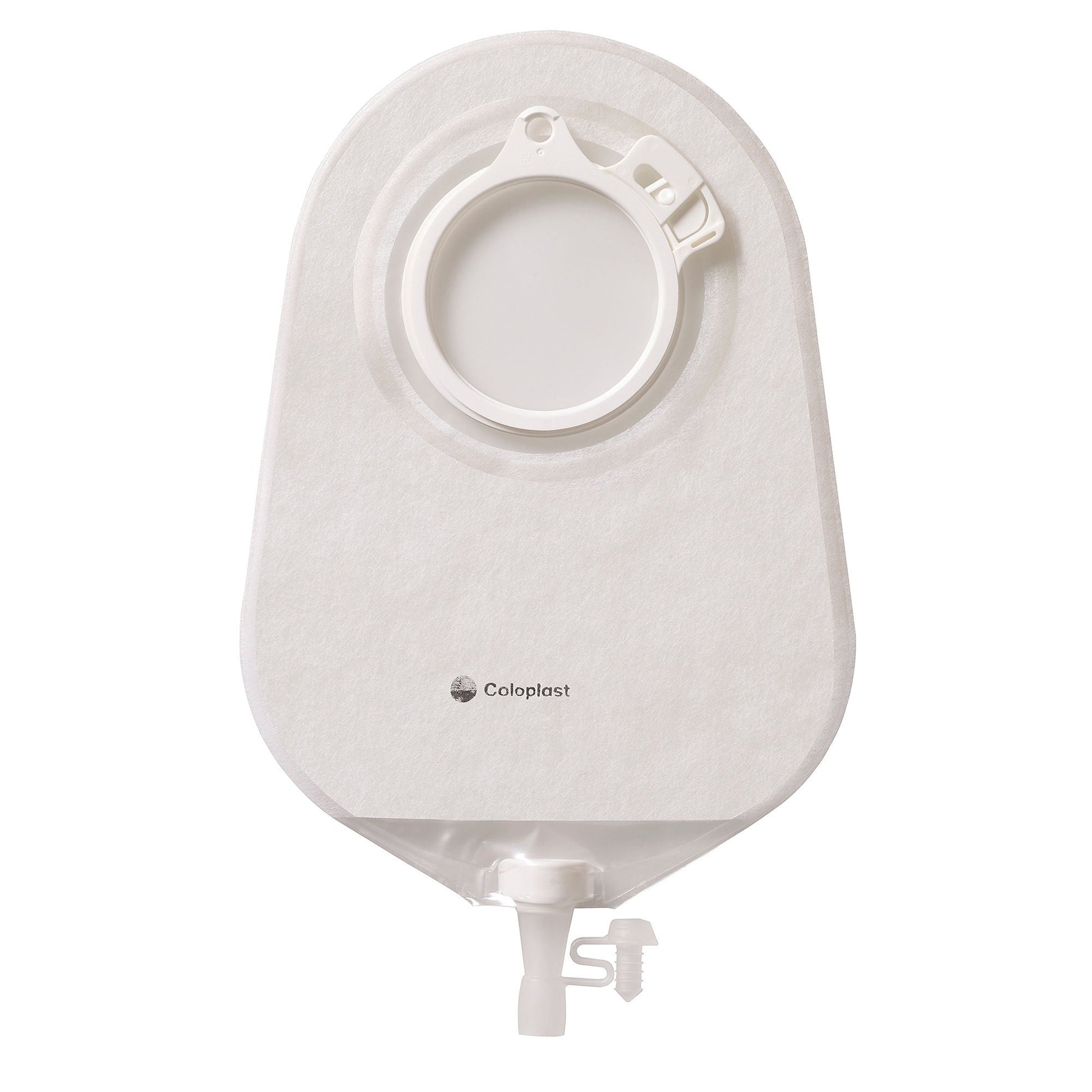 Assura® Two-Piece Transparent Urostomy Pouch, Pre-cut for Stoma, Blue Match