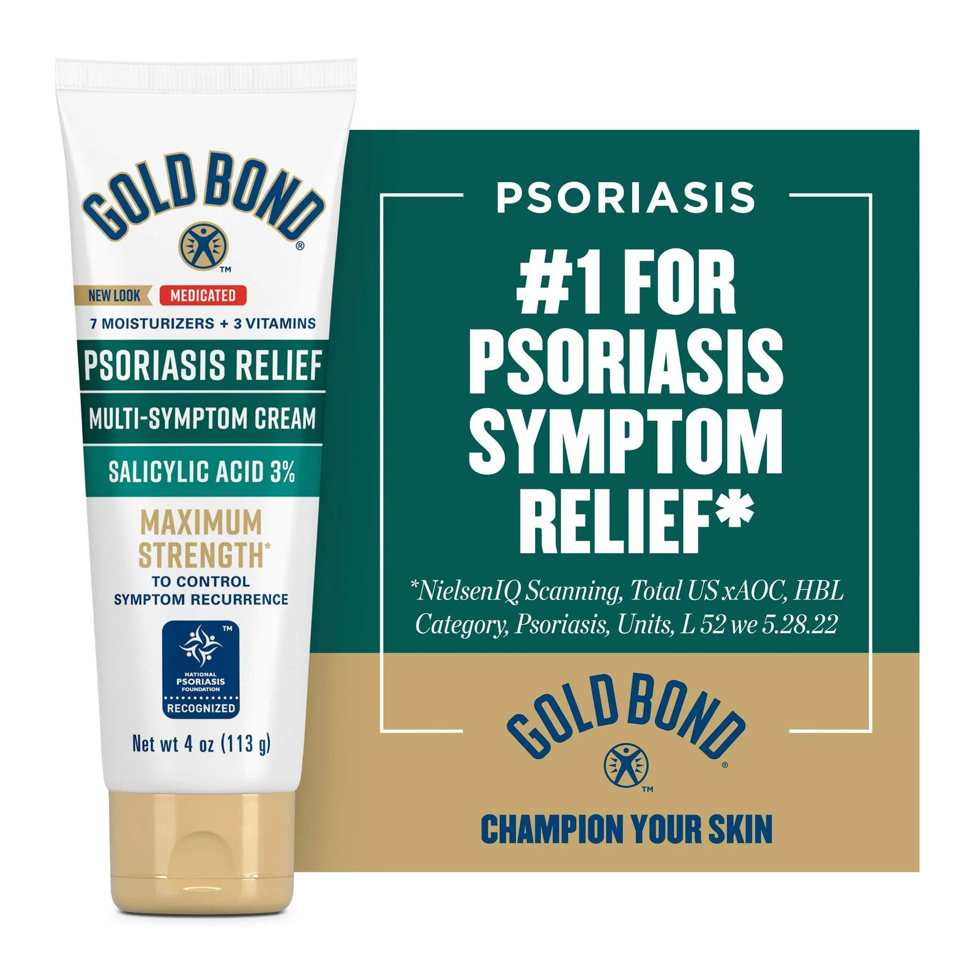 Gold Bond® Medicated Psoriasis Relief 3% Salicylic Acid Multi-Symptom Cream