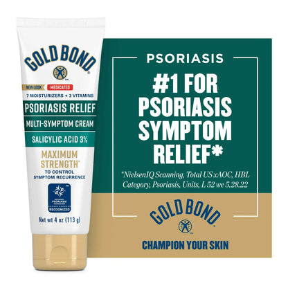 Gold Bond® Medicated Psoriasis Relief 3% Salicylic Acid Multi-Symptom Cream