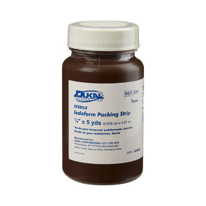 Dukal Iodoform Wound Packing Strip, ¼ Inch x