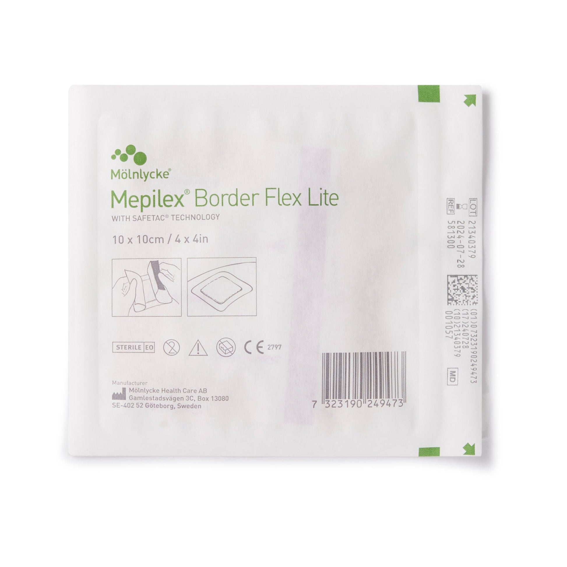 Mepilex® Border Flex Lite Silicone Foam Dressing