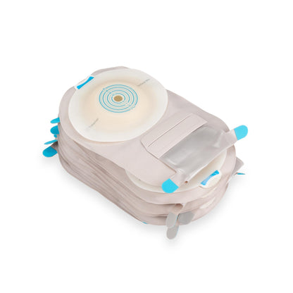 SenSura Mio Convex Ostomy Pouch One-Piece System Length, Maxi Deep Convex, Trim to Fit 3/8 t0 1-11/16 Inch Stoma Drainable