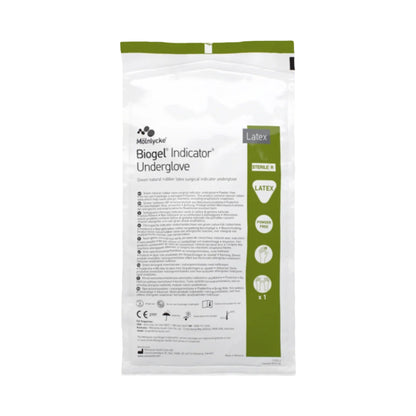 Sterile Biogel® Indicator™ Underglove Latex Surgical Gloves, Green - view 4