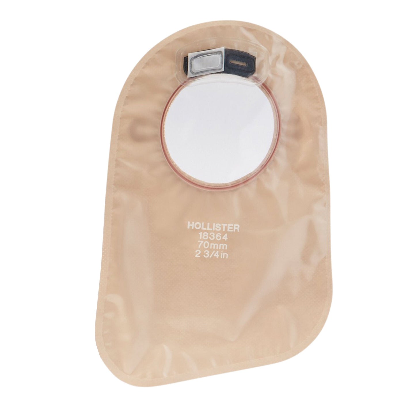 New Image™ 2-Piece Transparent Ostomy Pouch, Pre-cut to Fit Stomas, Blue