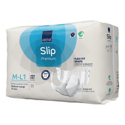 Abena® Slip Premium Flexi Fit Incontinence Briefs, M-L1
