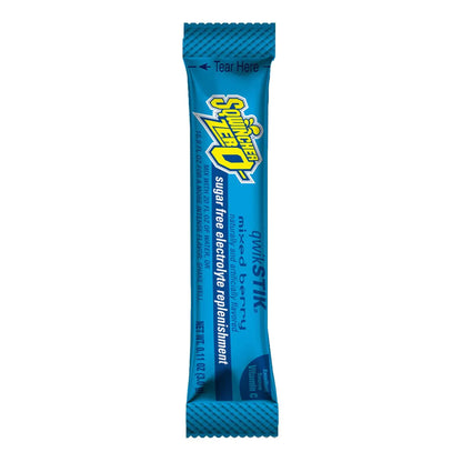 Sqwincher® Quik Stik® Zero Mixed Berry Electrolyte Replenishment Drink Mix