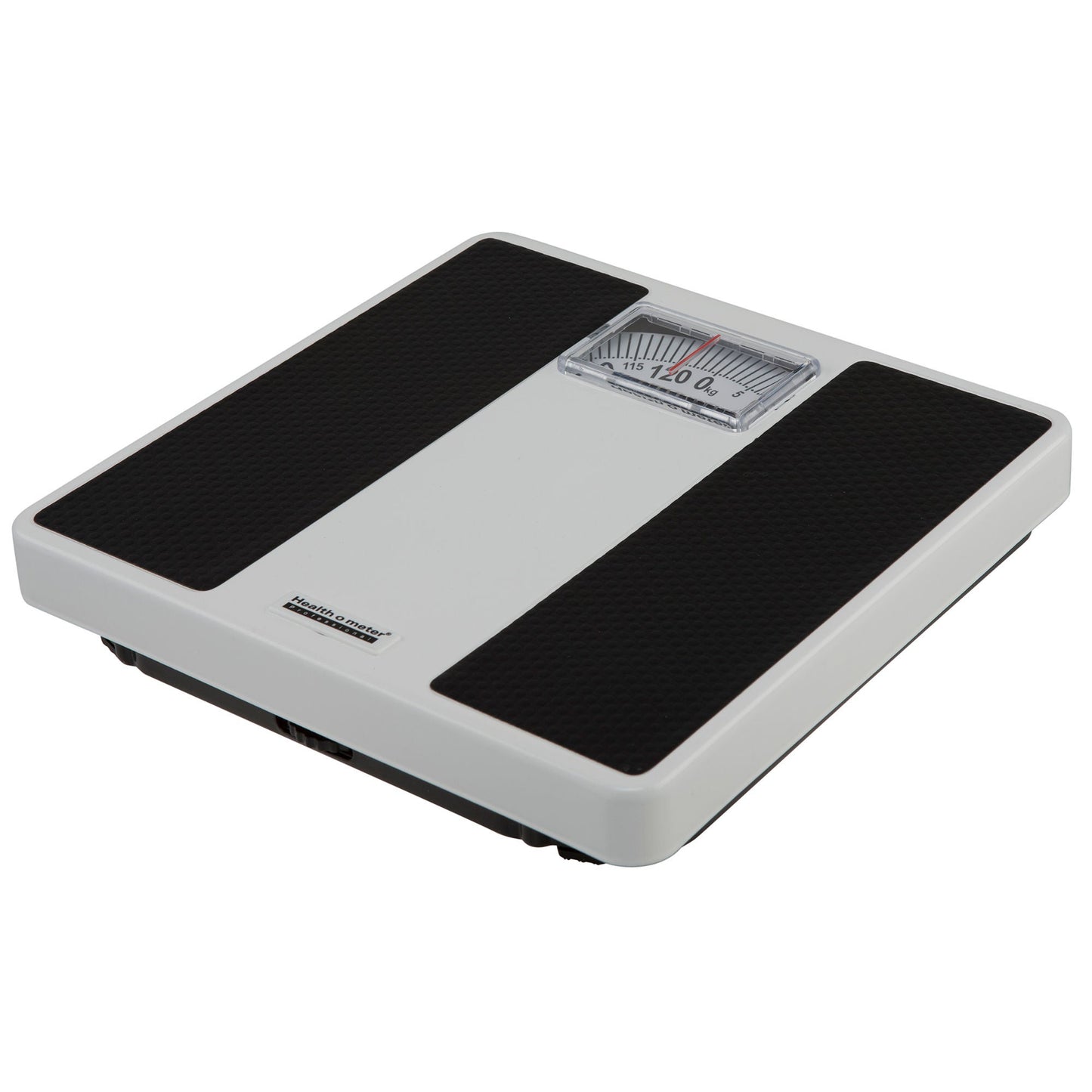 Health O Meter® Dial Scale, 270-lb. Capacity, Black & White Analog Large Display