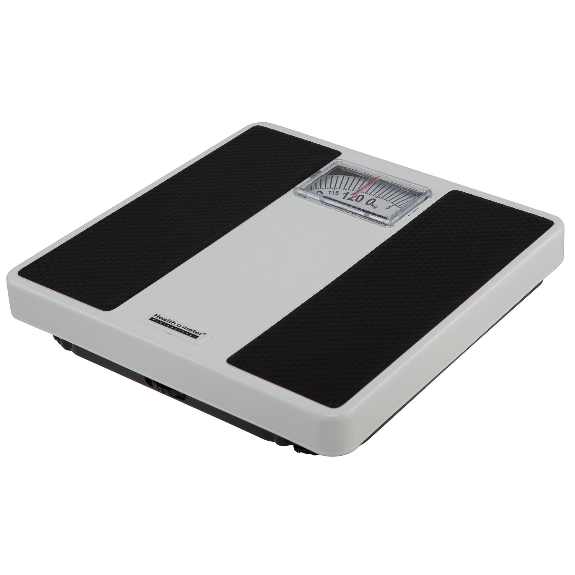 Health O Meter® Dial Scale, 270-lb. Capacity, Black & White Analog Large Display