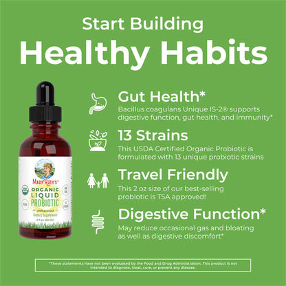 Mary Ruth's® Oil-Based Organic Liquid Probiotic Drops