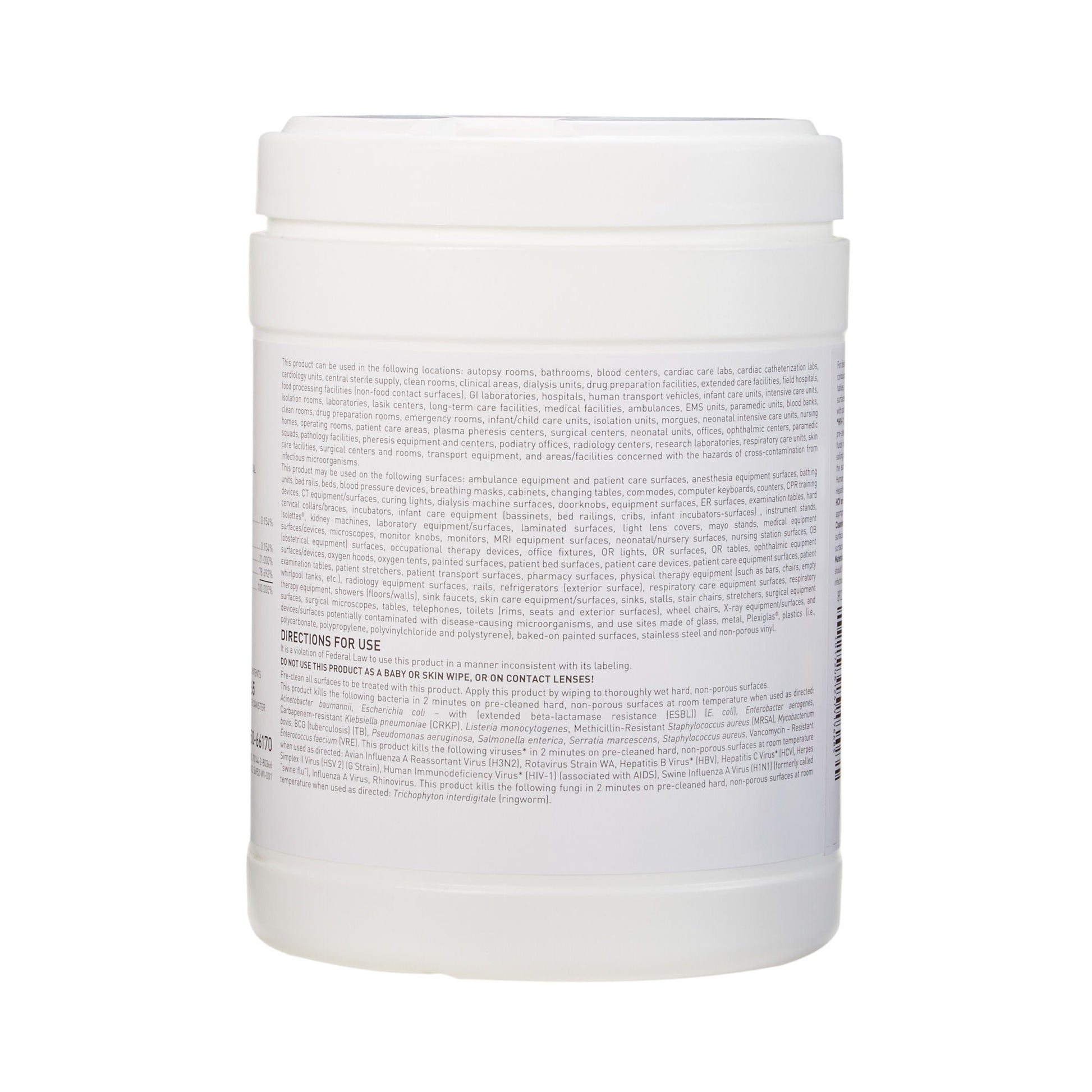 McKesson Germicidal Extra Large Surface Disinfectant Wipes