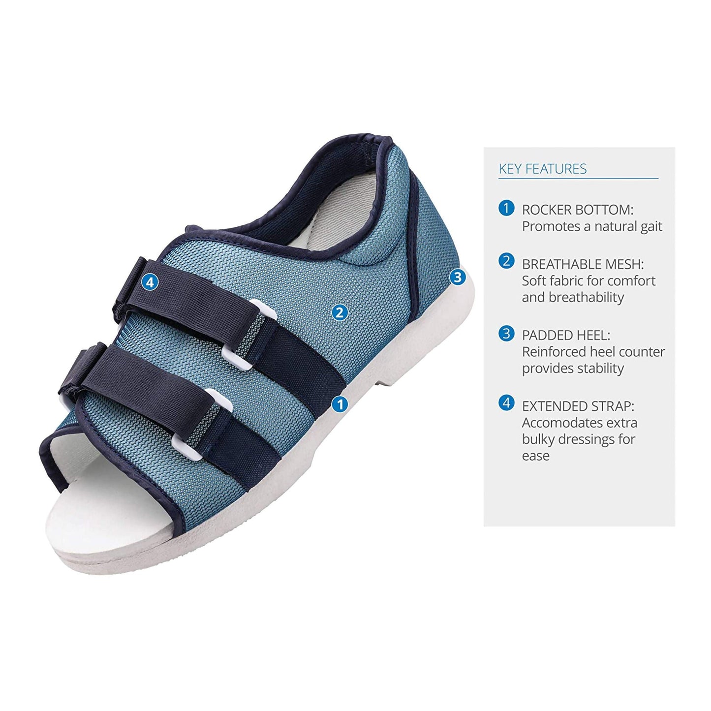Össur® Women's Mesh Top Post-Op Shoe, Medium