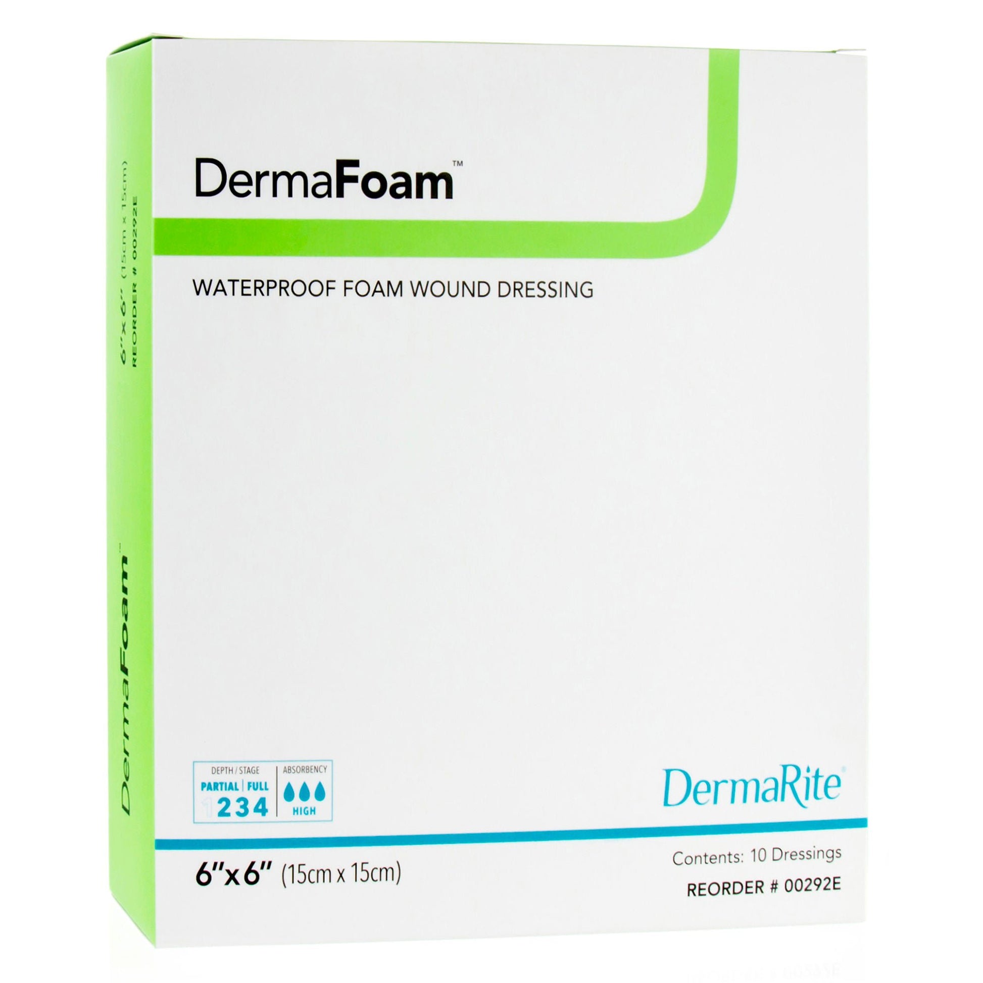DermaFoam® Nonadhesive without Border Foam Dressing