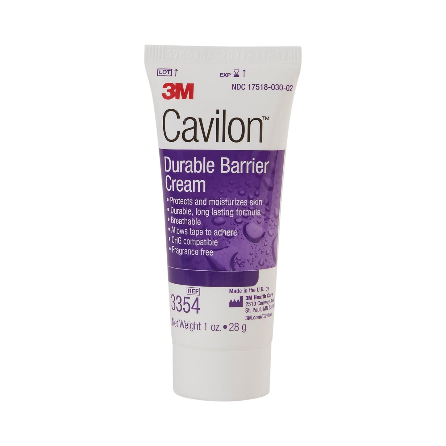 3M Cavilon™ Skin Protectant, Unscented Cream, Tube