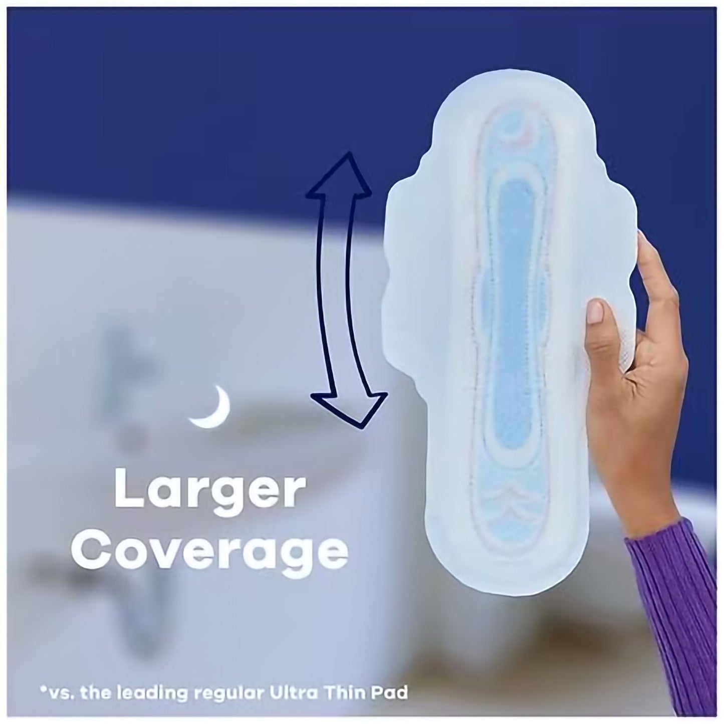 Always® Ultra Thin Pads Size 4 Overnight with Flexi-Wings
