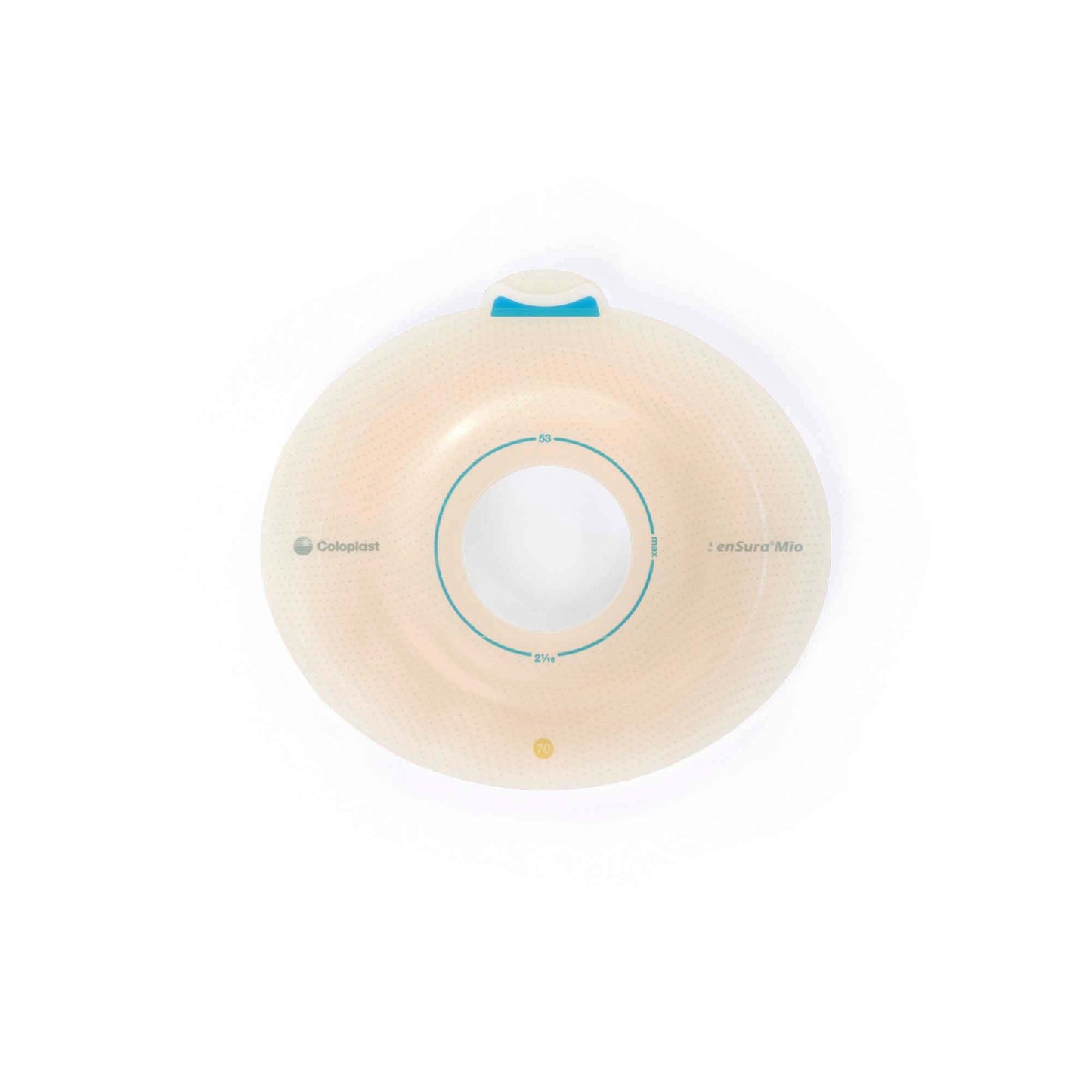 SenSura® Mio Click Convex Light Ostomy Barrier, Stoma Opening, Blue Match