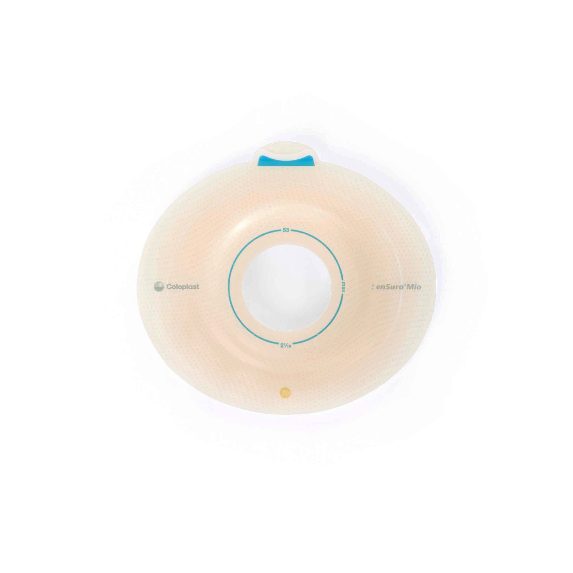 SenSura® Mio Click Convex Light Ostomy Barrier, Stoma Opening, Blue Match