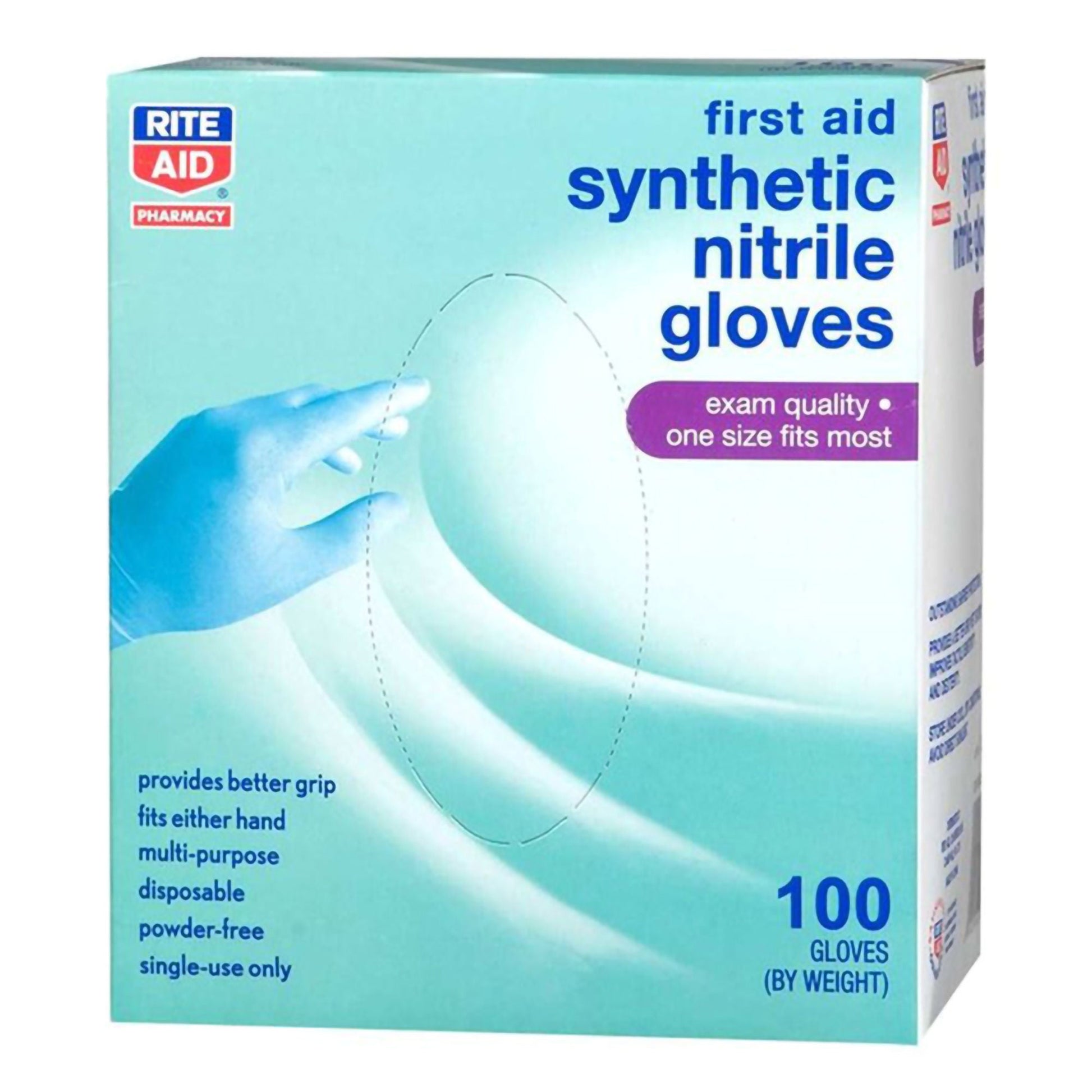 Rite Aid® Nitrile Exam Gloves, Blue
