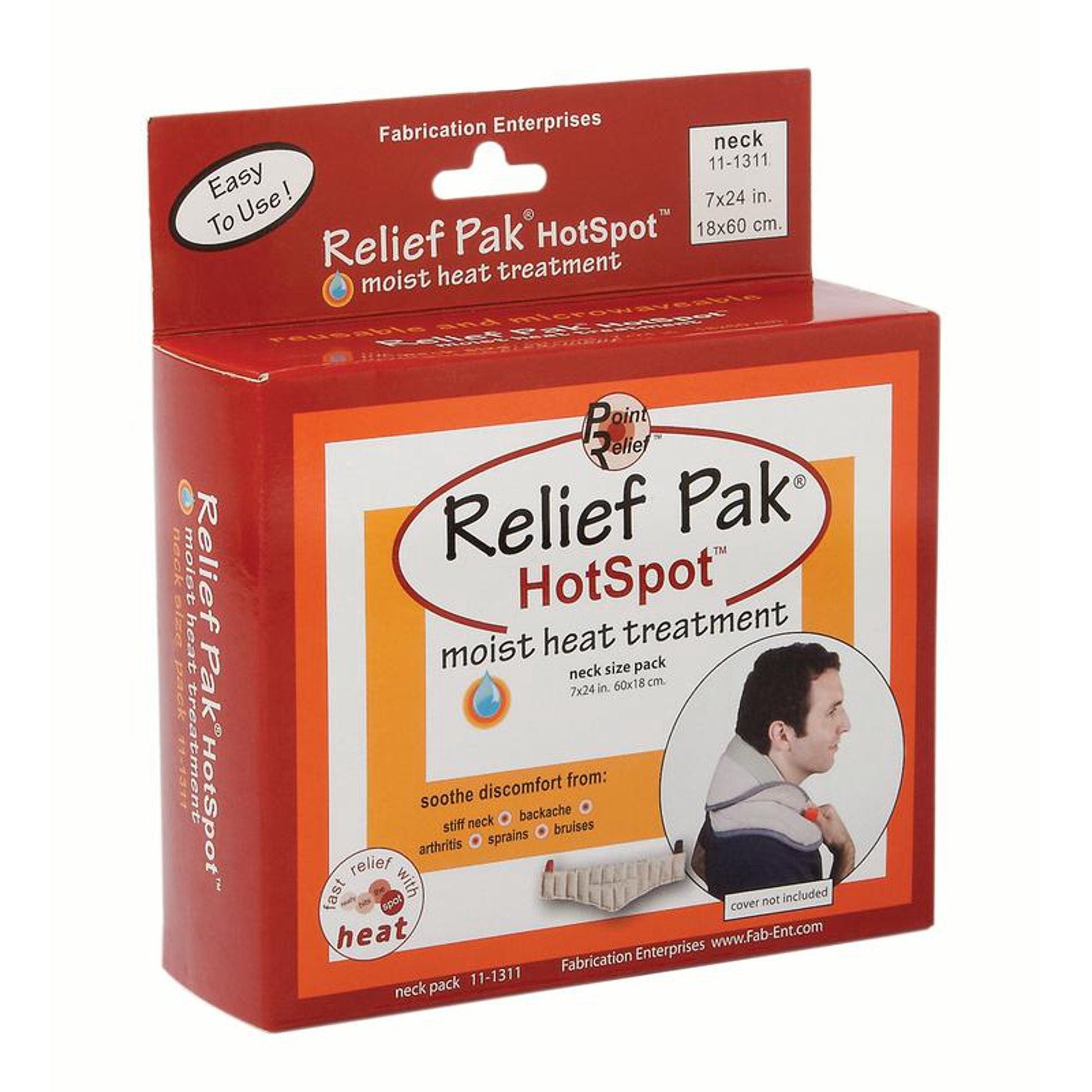 Relief Pak® HotSpot® Moist Heat Pack, Neck Contour
