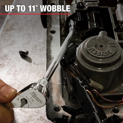 Milwaukee 1/2" Drive 10" Wobble Extension 43-24-9210 | 1/2 in Drive, Chrome Vanadium Steel