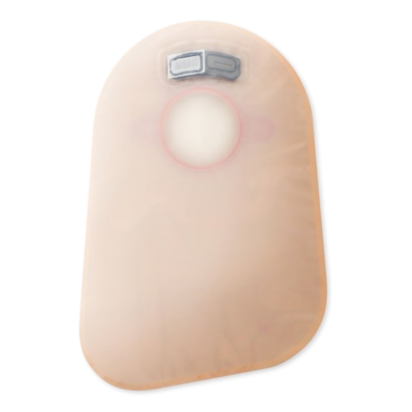 New Image™ 2-Piece Transparent Ostomy Pouch, Pre-cut to Fit Stoma, Green