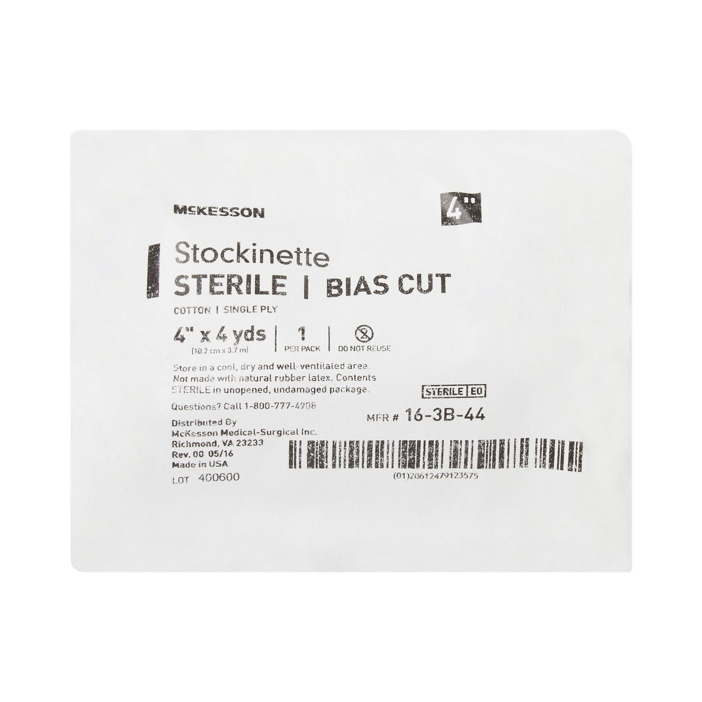 McKesson Bias Cut Stockinette