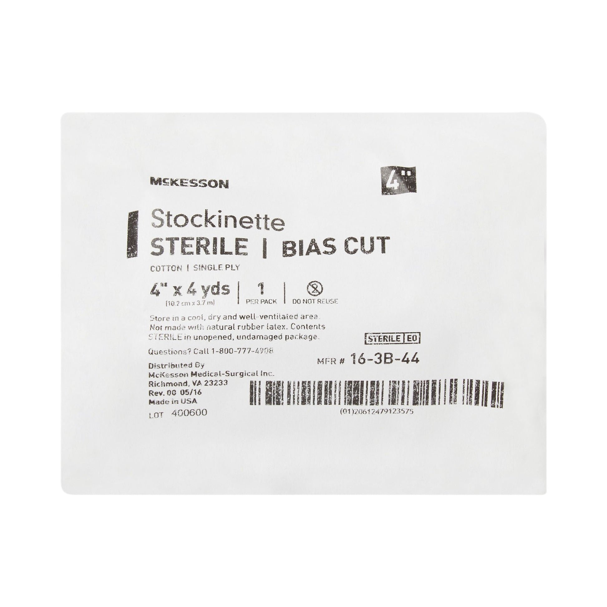 McKesson Bias Cut Stockinette