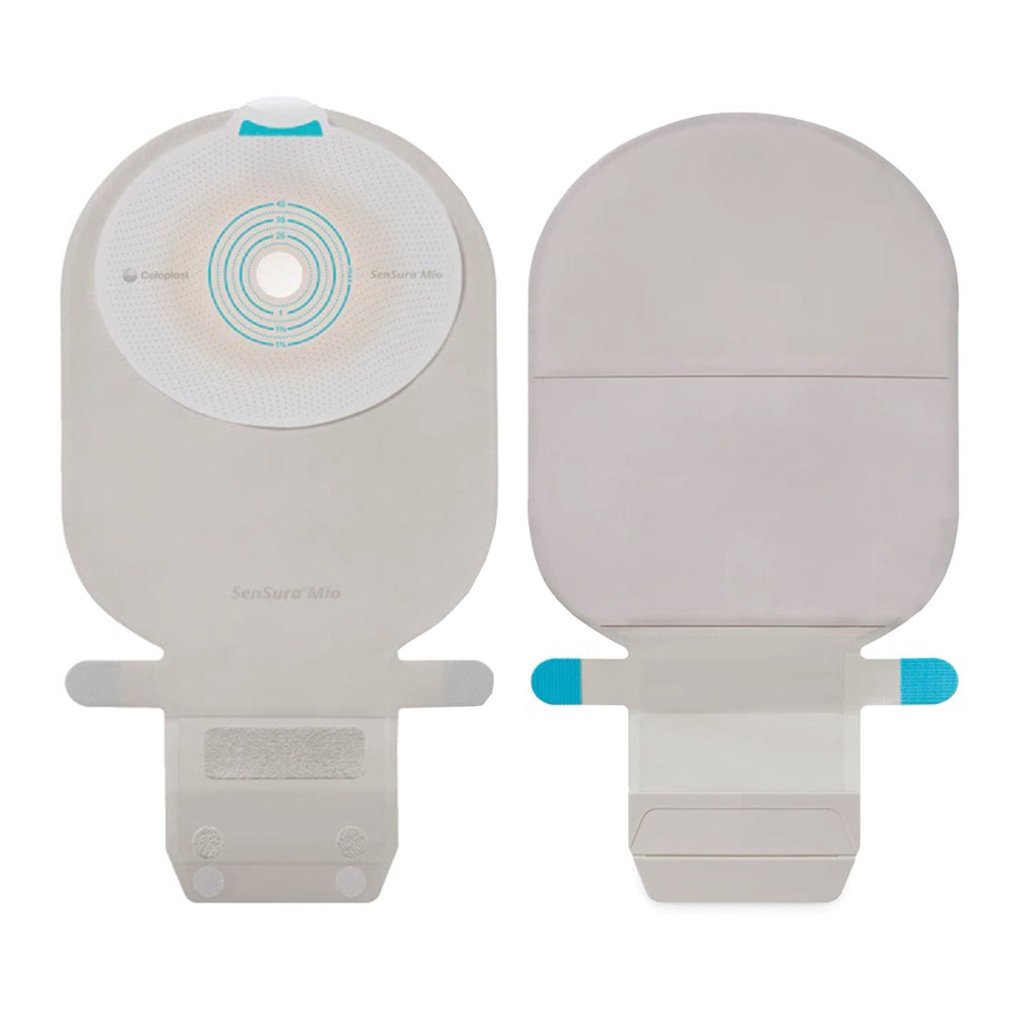 SenSura® Mio Flat 1-Piece Opaque Ostomy Pouch, Stoma