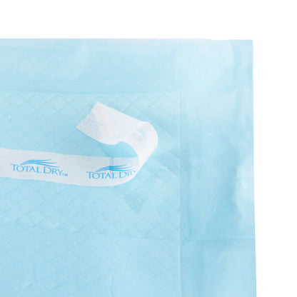 TotalDry™ Incontinence Underpads, Heavy Absorbency, Blue