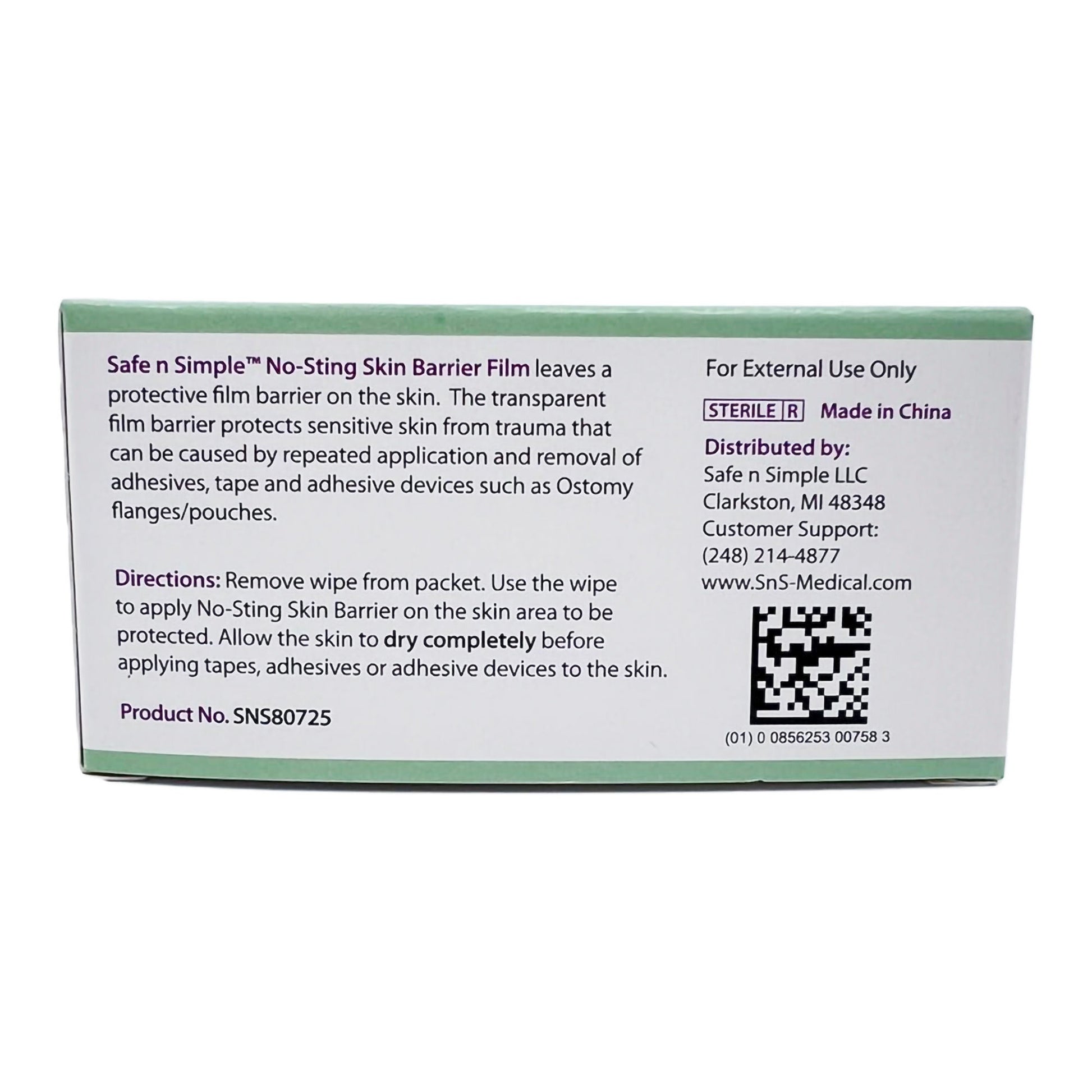 Safe n Simple™ Barrier Wipe