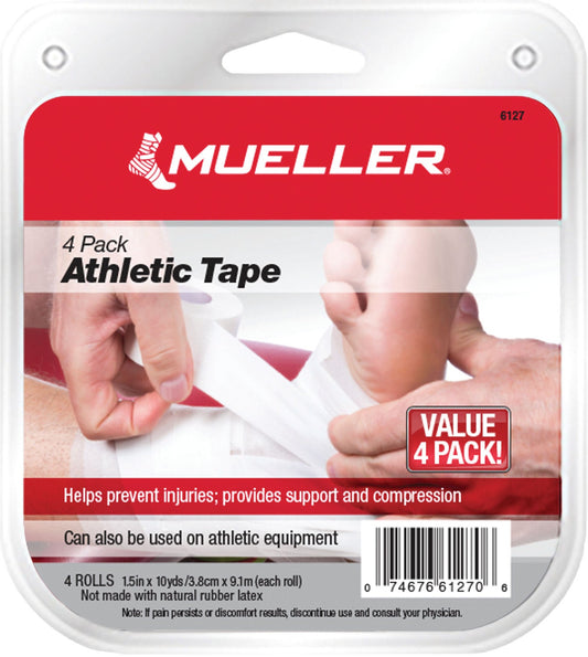Mueller Mtape Athletic Tape White Cotton / Zinc Oxide