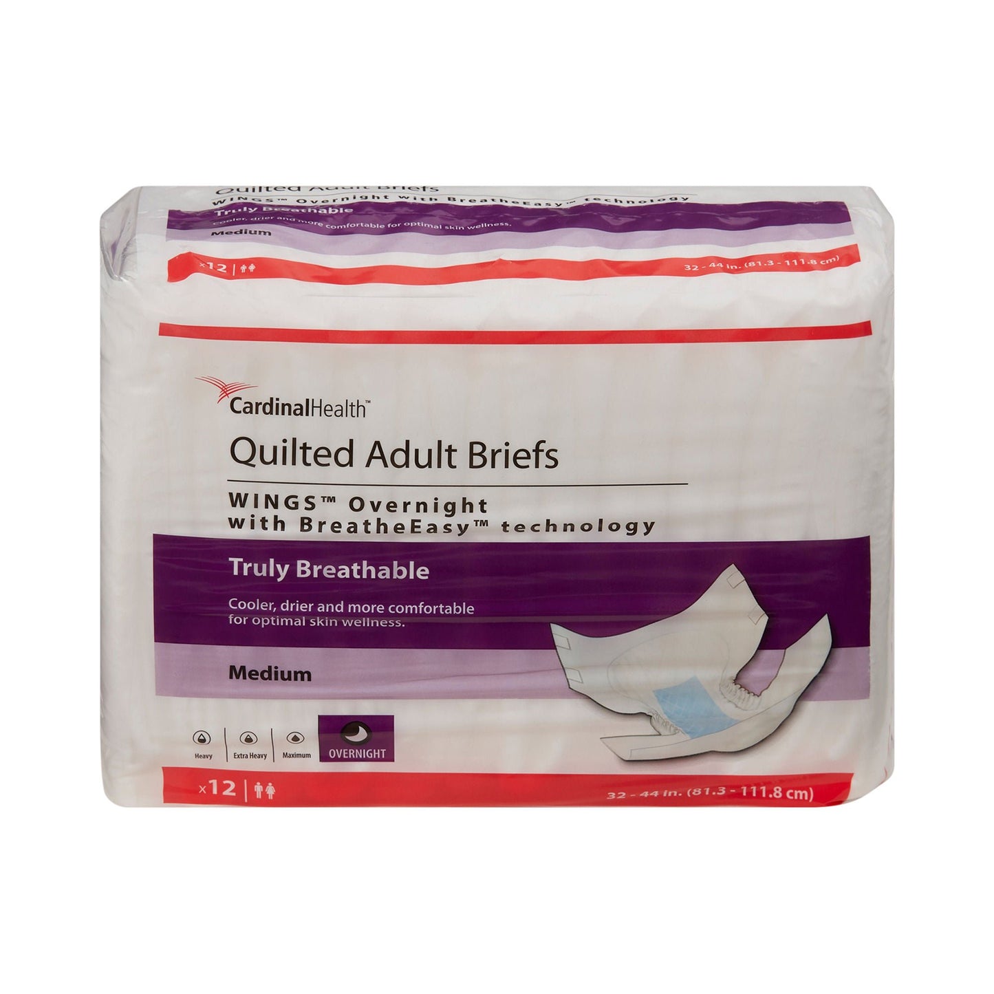 Wings™ Overnight Quilted Incontinence Brief