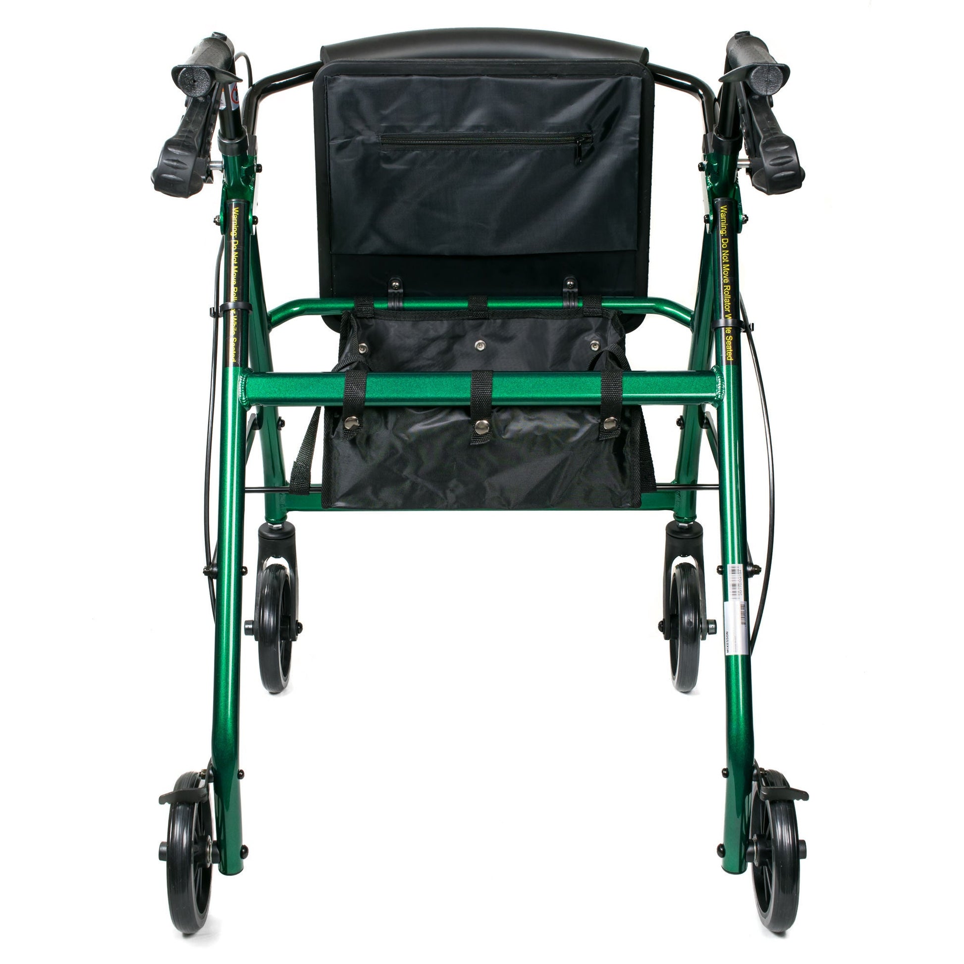 McKesson Folding Aluminum Four-Wheel Rollator, Green