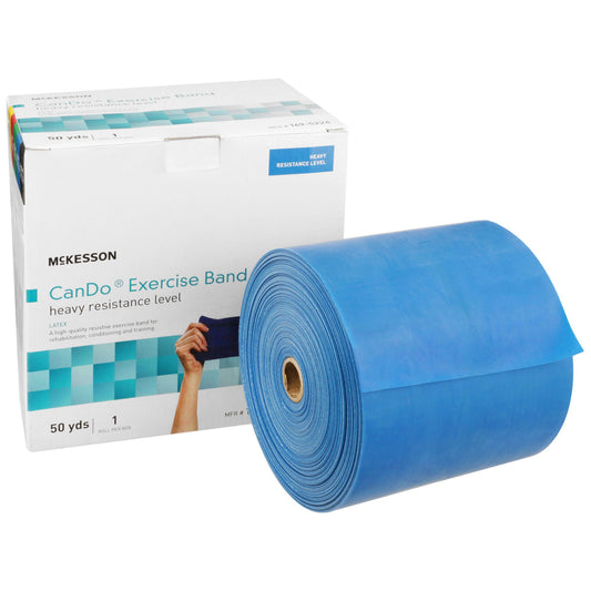 McKesson Exercise Resistance Band, Blue, Heavy Resistance