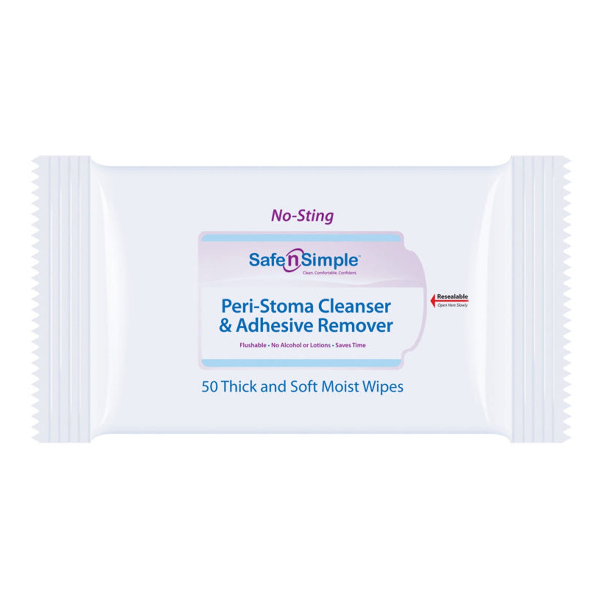Safe n Simple™ Adhesive Remover Wipes