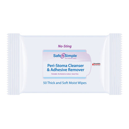 Safe n Simple™ Adhesive Remover Wipes